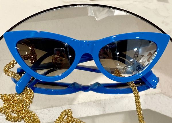 

blue cat eye sunglasses grey shaded 40019 fashion sunglasses for women sonnenbrille des lunettes de soleil with box, White;black