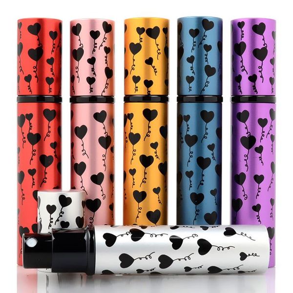

8ml portable cosmetics empty vial glass inner container fine mist atomizer perfume spray refillable bottles dw