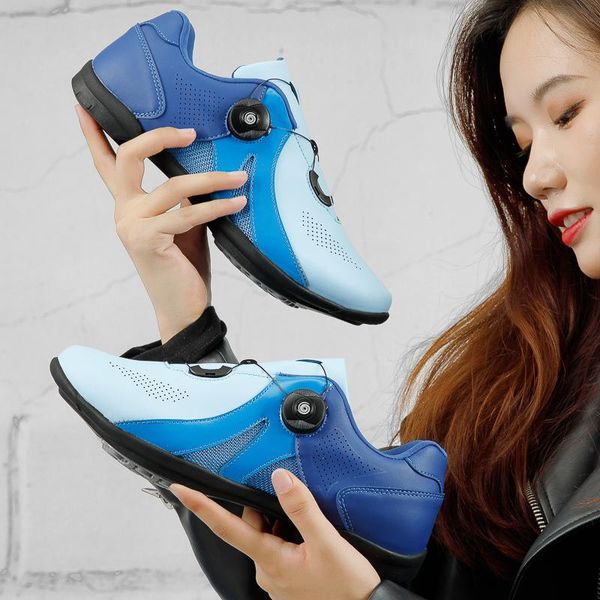 

men's and women's non-slip road mountain bike shoes for couples lightweight breathable zapatillas ciclismo carre size 36-47 cyclin, Black