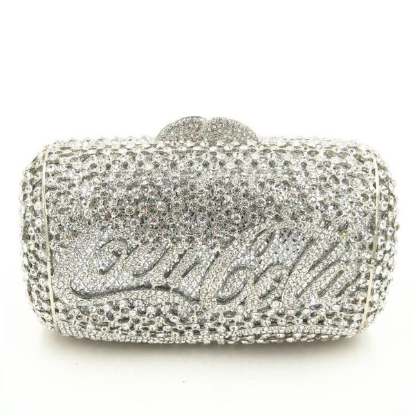 

women grey/black/red/blue/silver/gold color evening clutches bag hollow out diamond wedding clutch purse women bridal handbags