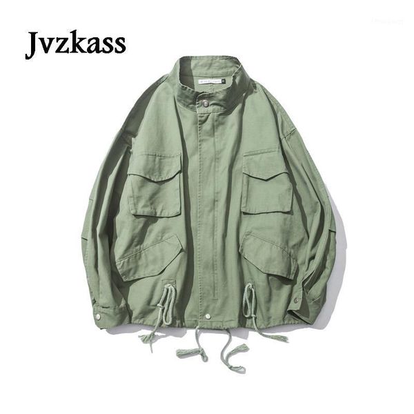 

women's jackets jvzkass version oversize ultra loose collar jacket tide neutral bf wind casual tooling spring z182, Black;brown