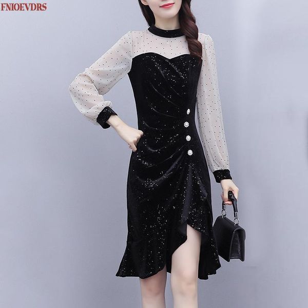 

women fashion mermaid party black dress, Black;gray