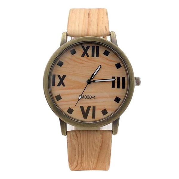 

wristwatches fashion casual women watches simulation wooden bamboo band quartz ladies dames horloge montre pour femme, Slivery;brown