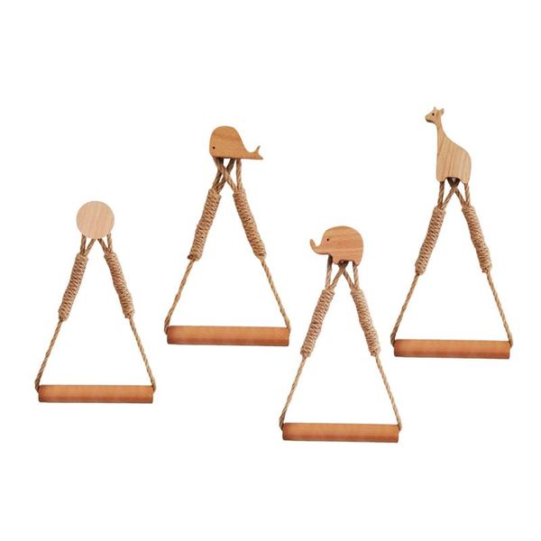 

hooks & rails hanging paper roll holder drilling rack storage rustic kitchen household tissue holders organizer towel hanger wood