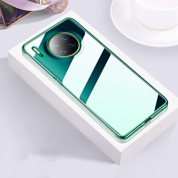 

for huawei mate 30 cafele shockproof full coverage electroplating tpu protective case