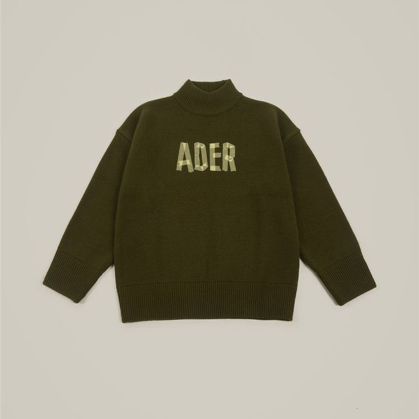 

2021 new adererror sweater men woman adhesive paper style letter printing autumn winter crewneck ader error sweatshirts g3k1, White;black