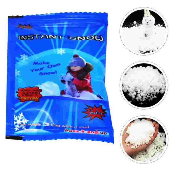 

christmas decorations 15pcs snow diy artificial powder simulation perform prop party supply