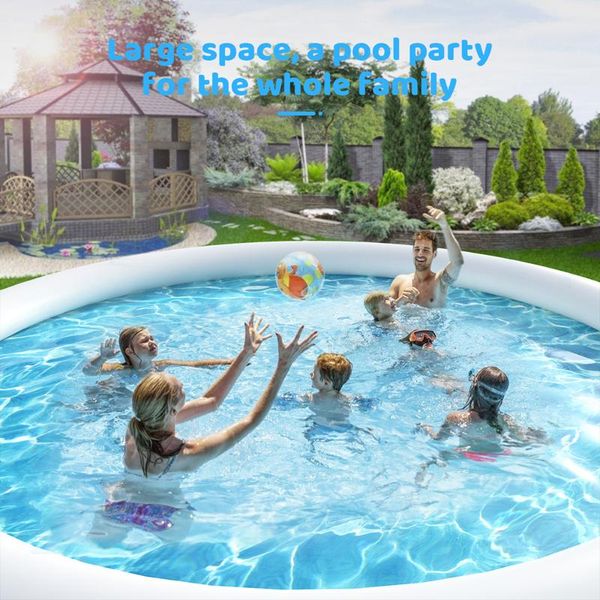 

pool & accessories 8 feet swimming family inflatable ,244*66cm outdoor child summer pool,summer water backyard party supply