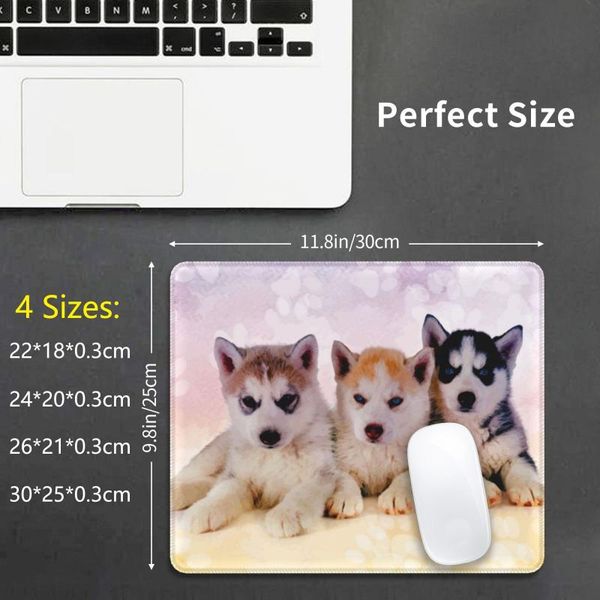 

mouse pads & wrist rests siberian husky puppies pad diy print puppy cute sled dog malamute