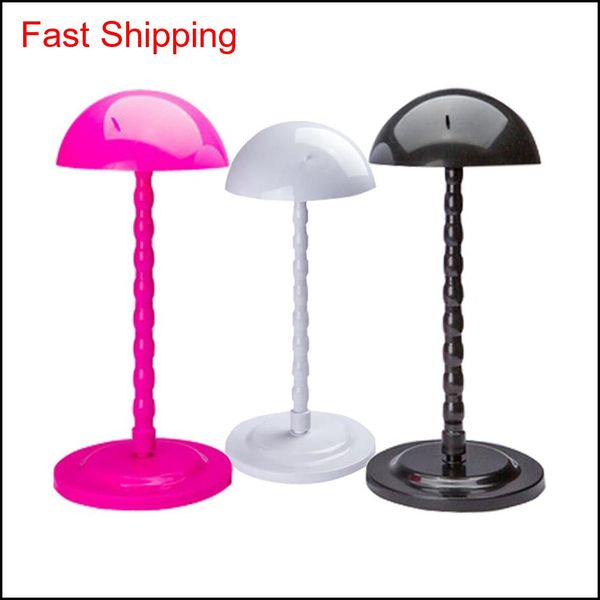 

2019 new star folding stable durable wig hair hat cap holder stand holder display tool 3 color qylwji babyskirt, White