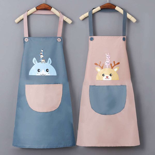 

kitchen apron waterproof oil proof thickened fattening sling advertising printing kitchen coffee shop