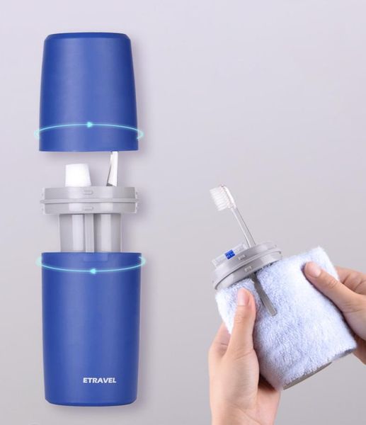 

storage bags travel wash cup set portable toothbrush holder creative multi-function mouthwash bathroom organizer box