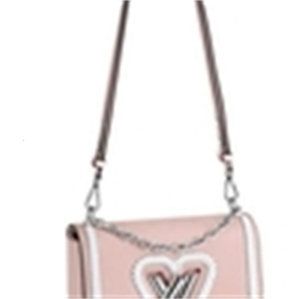 

yangzizhi8 mm twist m53126 new women fashion shows shoulder bags totes handbags handles cross body messenger bags, Black;red