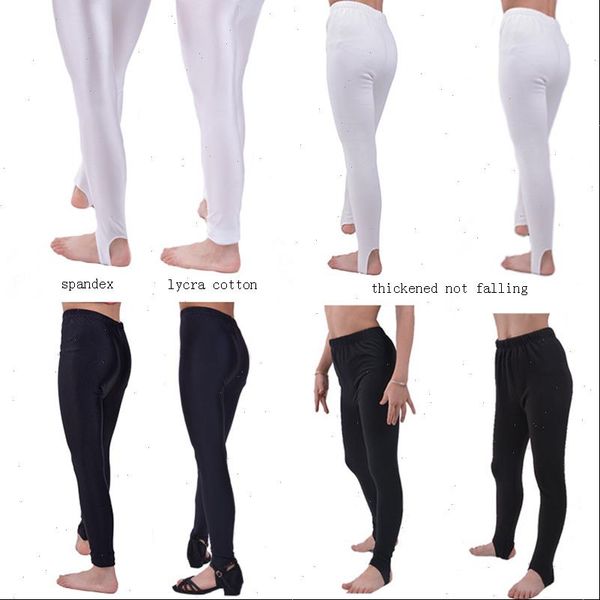 

girls spandex nylon stirrup leggings ballet dance for gymnastic thick velvet leggings drop shipping good quality, Black
