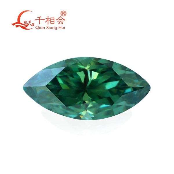 

other green color marquise shape dia mond cut moissanite loose gem stone