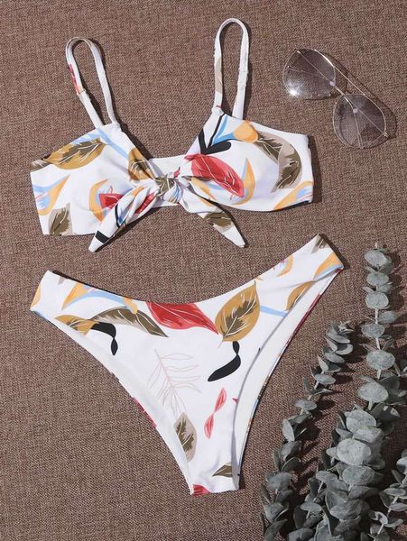 

swimsuit multi color solid printed high waist split bikin bikini, White;black