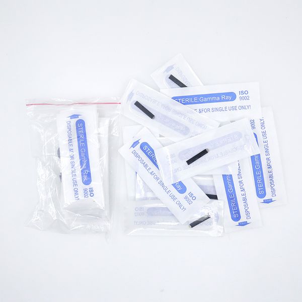 

50pcs flex 7 9 11 12 14 16 18 21u pin laminas tebori permanent makeup eyebrow tattoo needles blade for microblading lamina blade