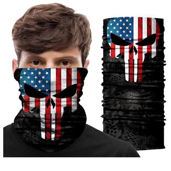

scarves summer bandana mask balaclava headscarf cycling facemask outdoors headband neck warmer quick drying sports snood scarf women men, Blue;gray