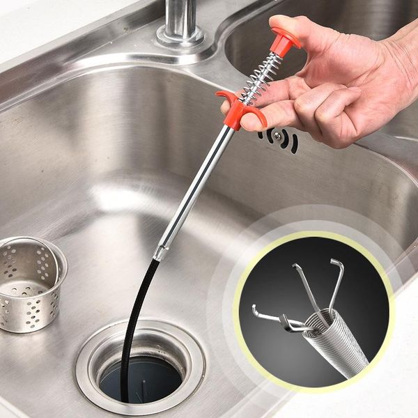 

professional hand tool sets 30 60/85/160cm spring pipe dredging tools drain snake/cleaner sticks clog remover cleaning household for kitchen