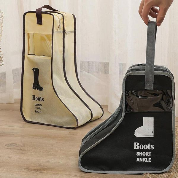 

storage bags 1pcs long riding rain ankle boots leather shoes for beige organizer black eco travel underwear bag