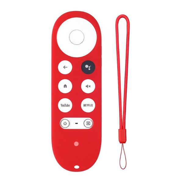 

remote controlers silicone control cover for chromecast with google tv voice shockproof protective case