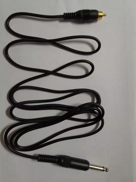 

2pcs tattoo equipment tattoo motor machine straight elbow hook line tattoo pen rca cable pen special hook line 2.2m