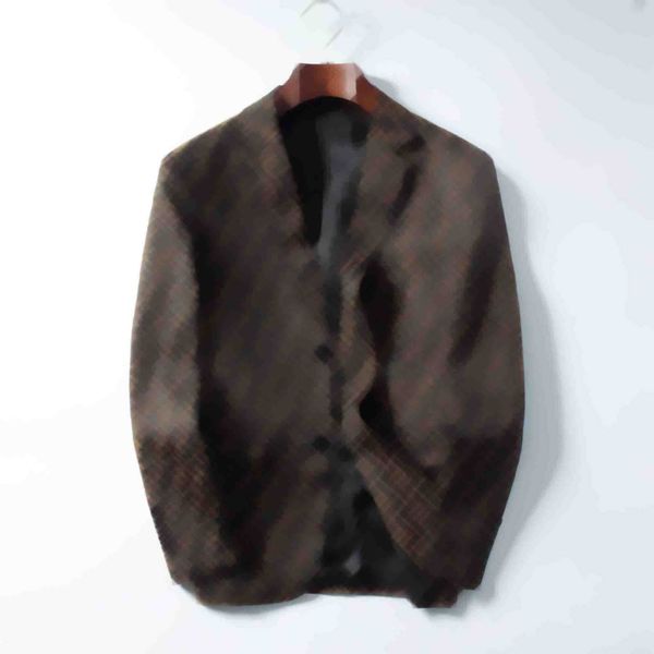 

2021 designer fashion man suit blazer jackets coats for men stylist letter embroidery long sleeve casual party wedding suits blazers hoodie, Black;brown