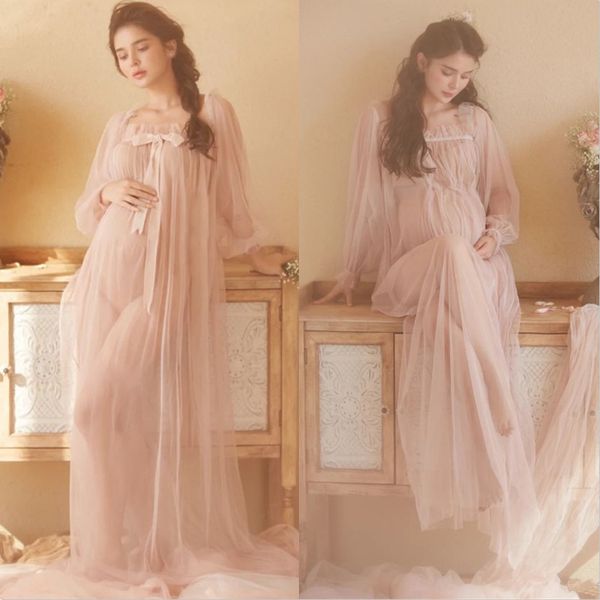 

21 maternity pgraphy clothing dress studio p mesh, White