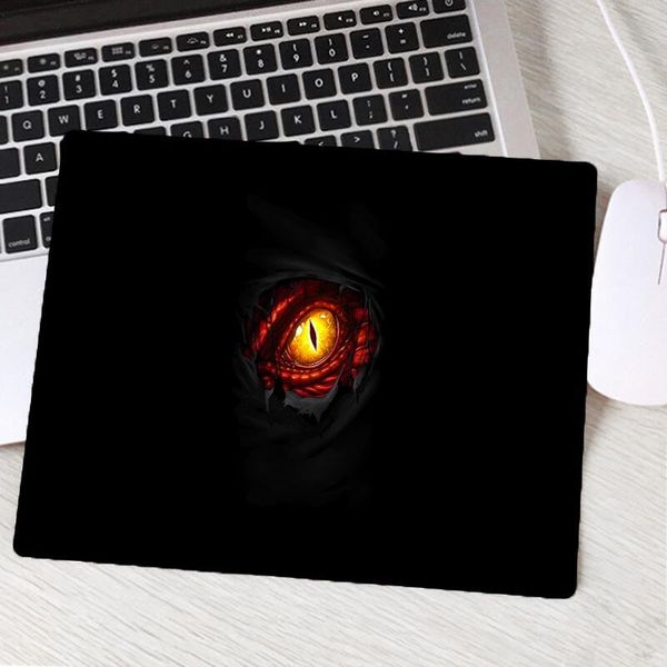 

mouse pads & wrist rests mairuige scary eye logo pattern office home small pad anime rubber non-slip pc lapkeyboard desk mat gaming acce