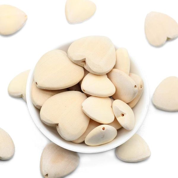 

other 20/22/30mm peach heart wood ecofriendly wooden charm loose beads for jewelry making diy bracelets necklace pendant accessories
