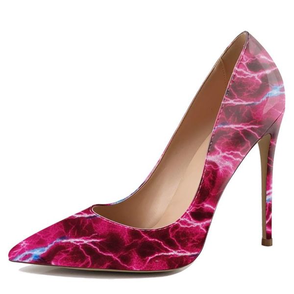 

dress shoes 2021 spring and autumn women's fashion fabric 12cm height heel shallow women pumps, Black