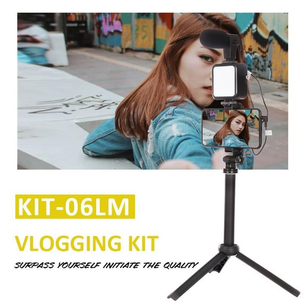 

selfie monopods 3 in 1 stick phone tripod extendable monopod with bluetooth remote for smartphone fill light microphone