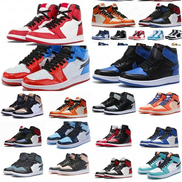 

jumpman 1 1s basketball shoes athletics sneakers running shoe for women sports torch hare game royal pine green court 36-461y2f 29