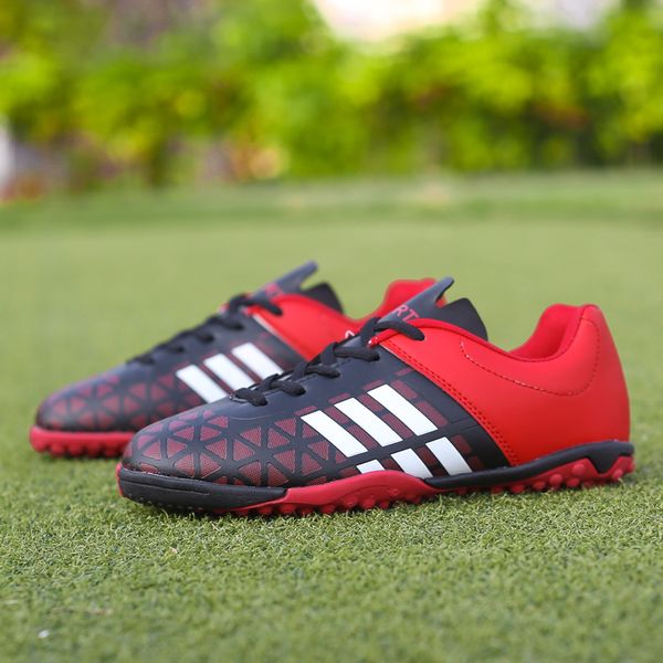 

kids boy girls soccer shoes football shoes sneakers turf futsal original football boots comfortable waterproof