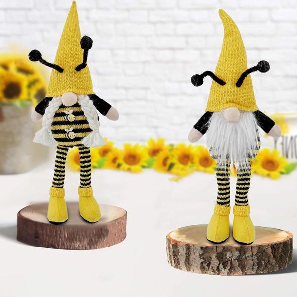 

interior decorations bumble bee faceless doll scandinavian striped gnome honey kawaii room decor anime home car accessories drop