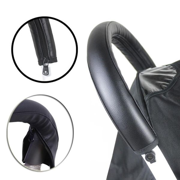 

stroller parts & accessories pram baby armrest pu protective case cover for covers handle wheelchairs