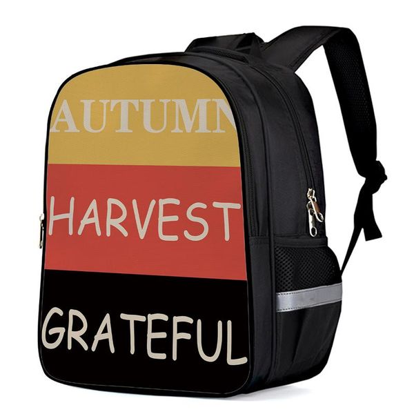 

backpack autumn stripes toddler boy girl elementary school kindergarten