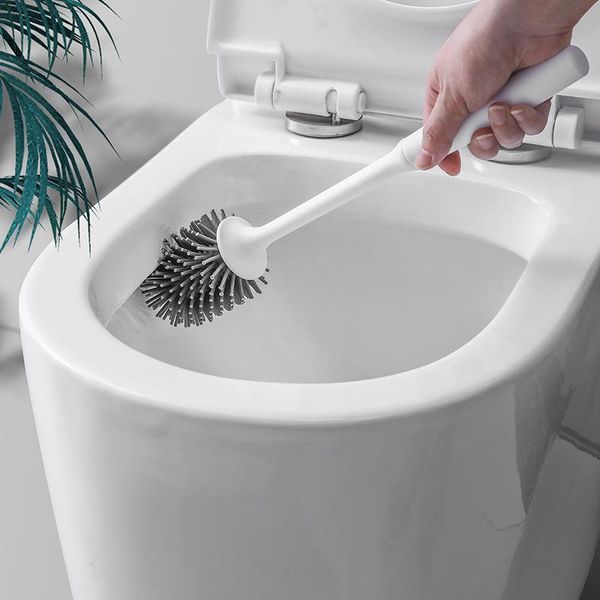 

toilet brushes & holders tpr brush head holder cleaner bathroom cleaning tool with