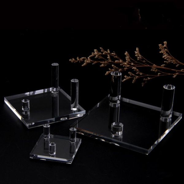

jewelry pouches, bags customized acrylic ore samples holders stone holder mineral display stand organizer crystal case showcase, Pink;blue