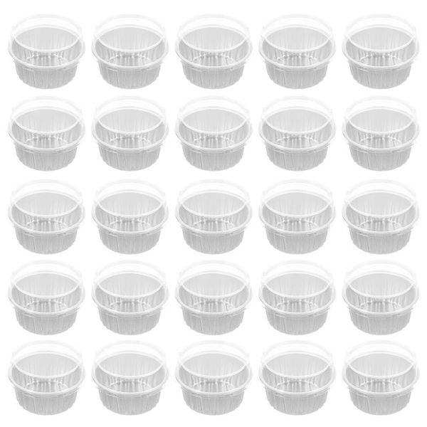 

storage bottles & jars 25pcs practical cake ice cream boxes with lids dessert holders for party