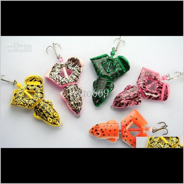 

lot 20 frog fishing lures crankbaits hooks 12.2g/7.5cm mdjfo 8sodx
