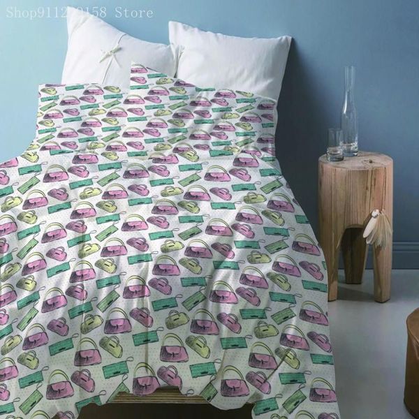 

bedding sets small bag pattern soft duvet cover pillow shams double single 3 pcs bed set