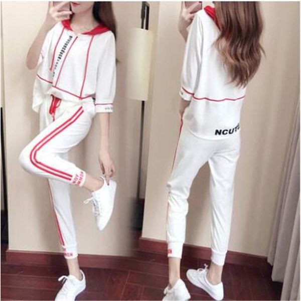 

women's tracksuits youth clothing for women summer clothes womens 2 piece set large size tracksuit two and pants, Gray