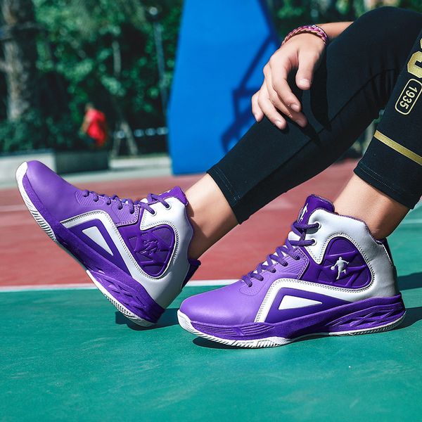 

new basketball shoes mens boys basketball boots light high ankle zapatillas de baloncesto outdoor plus size mens sneakers