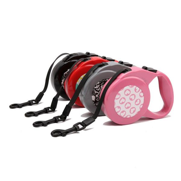 

dog collars & leashes pet retractable durable abs nylon automatic walking extending leash lead for small medium large dogs cats