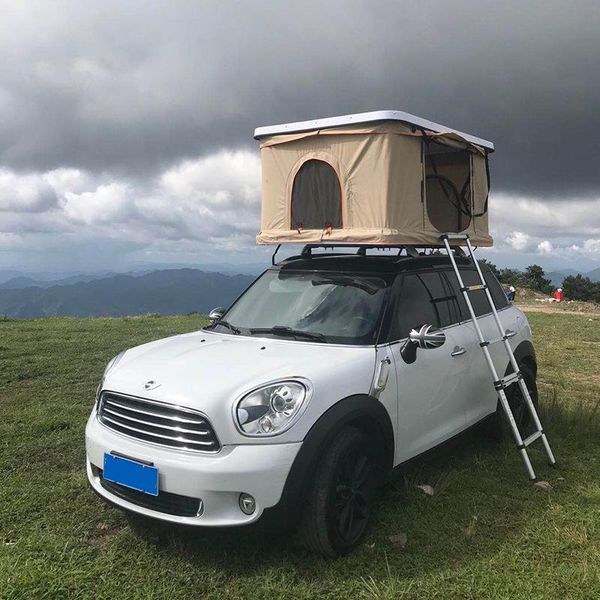 

vertical open waterproof durable hard shell aluminium roof tent for car