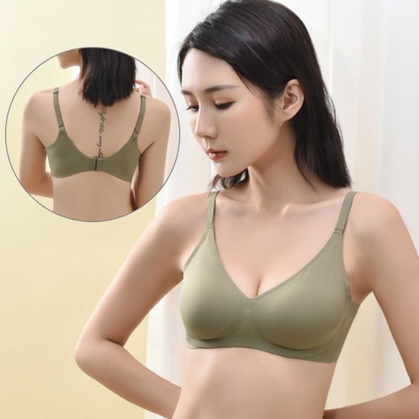 

seamless bras for women push up bra wireless underwear wire lingerie no trace padded brassiere intimates, Red;black