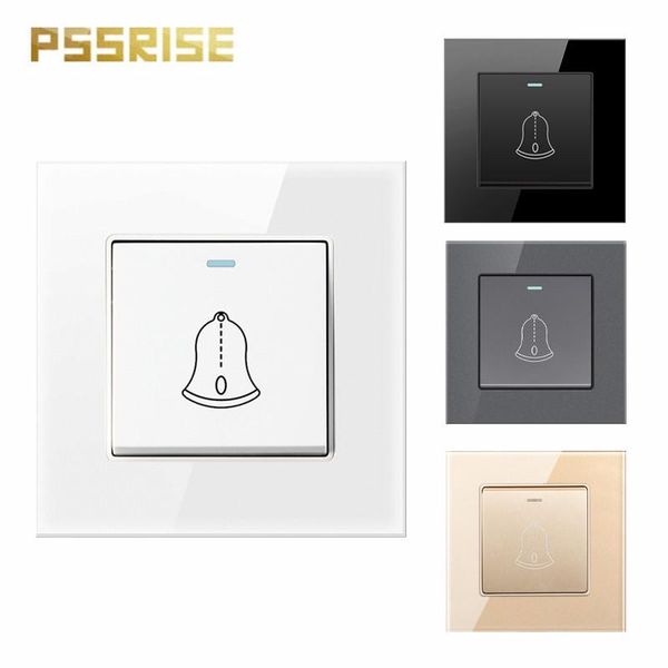 

smart home control 16a 1 gang tÃ¼rklingel schalter wand push-taste g11 licht luxus kristall gehÃ¤rtetem glas panel materia