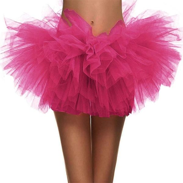 

skirts tulle womens elastic stretchy teen layers summer tutu skirt pleated mini skirts#f30, Black