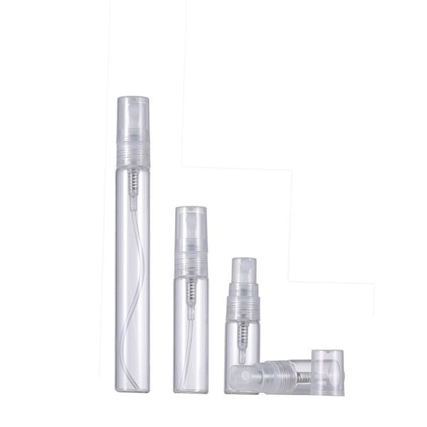 

2ml 3ml 5ml 10ml clear glass perfume bottle empty travel parfum spray bottles for frangrance sample